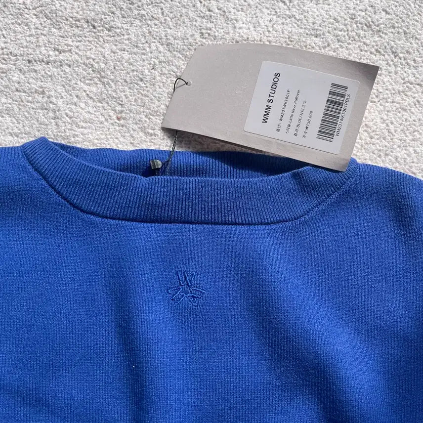 [BUNJANG] WMM Studios Blue Knit Sweater / WMM Studios 블루 니트 새상품