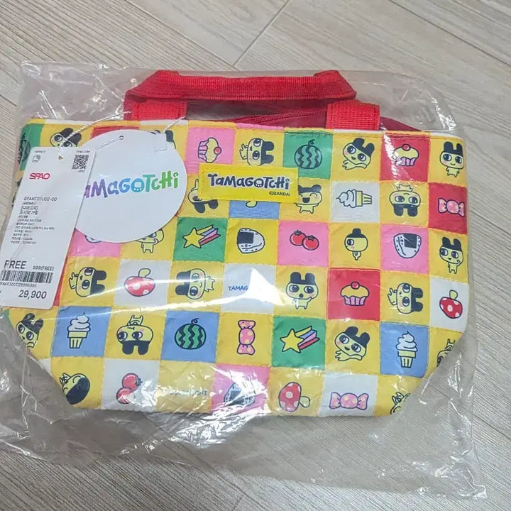 [BUNJANG] Spao Tamagotchi Lunch Bag / 스파오 다마고치 캐릭터 런치백 도시락가방