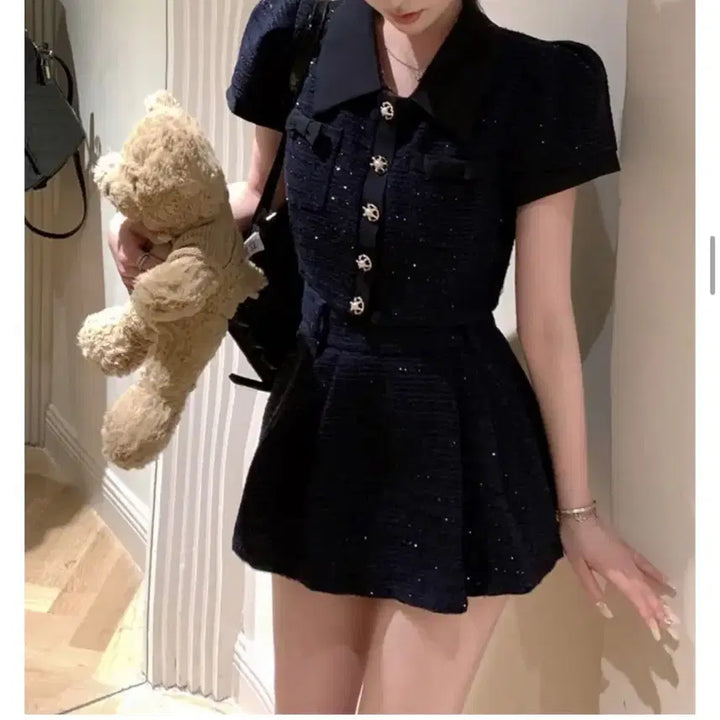[BUNJANG] Tweed Jacket and Skirt Set / 자켓 치마 세트