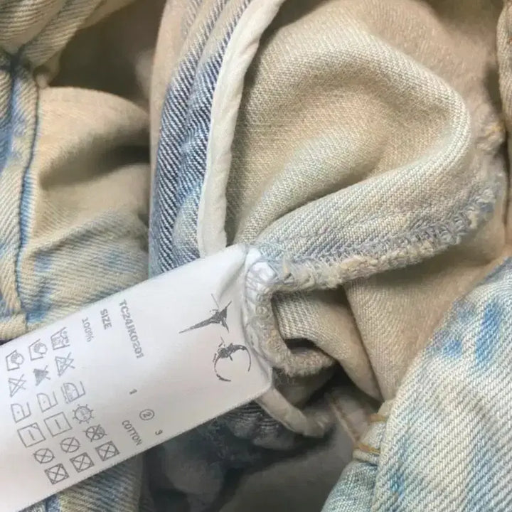 [BUNJANG] Thug Club Denim Hoodie Size 2 / 떠그클럽 데님 후드 자켓 2사이즈 팔아요