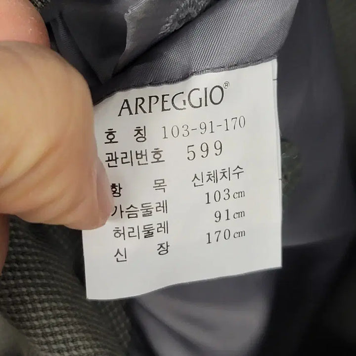 [BUNJANG] Arpeggio Wool Blend Blazer Jacket / [100/L] 아르페지오 울 정장 콤비 자켓 (춘추용)
