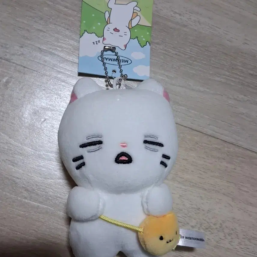 [BUNJANG] MEOWMAN Cat Keyring Plush / MEOWMAN 웹툰 고양이 인형 키링 (무료배송)