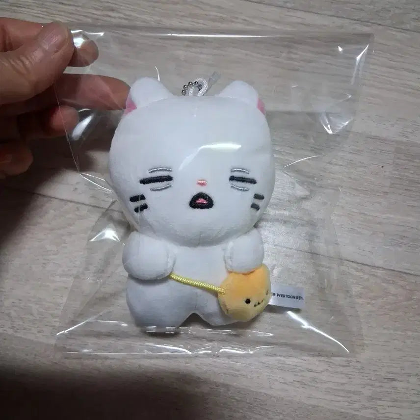 [BUNJANG] MEOWMAN Cat Keyring Plush / MEOWMAN 웹툰 고양이 인형 키링 (무료배송)