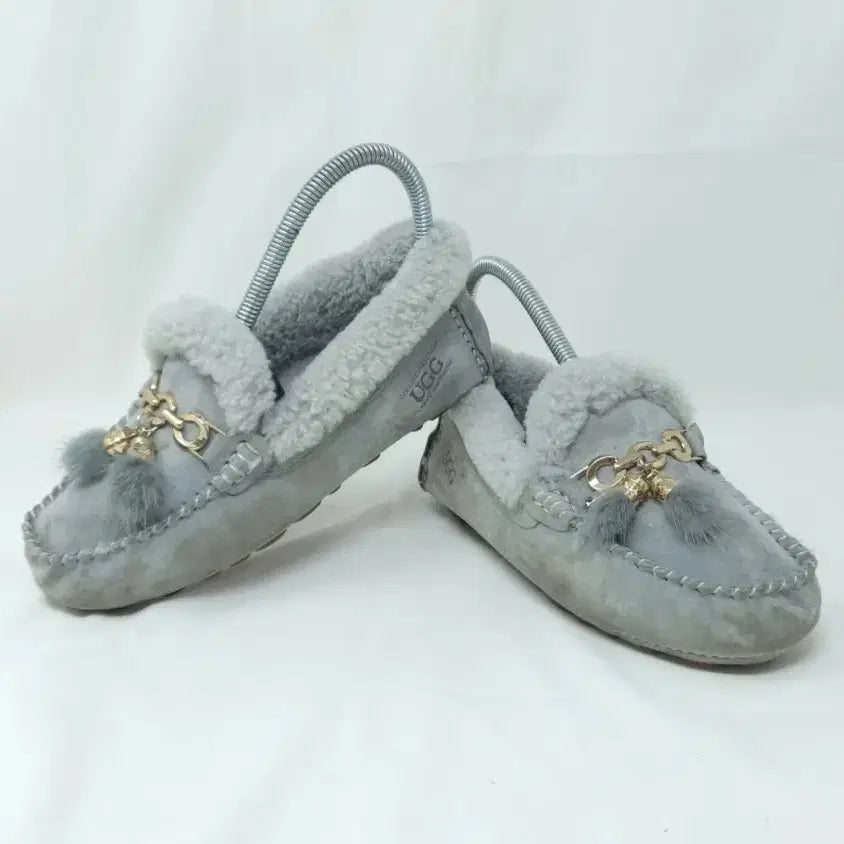 [BUNJANG] UGG Moccasin Gray / UGG 어그 모카신 220mm 그레이