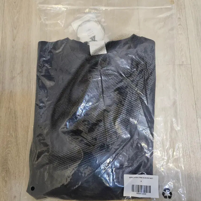 [BUNJANG] Sansan Gear Stretch Long Sleeve Navy Shirt / [사이즈3] 산산기어 스트레치 롱 슬리브 네이비 새상품