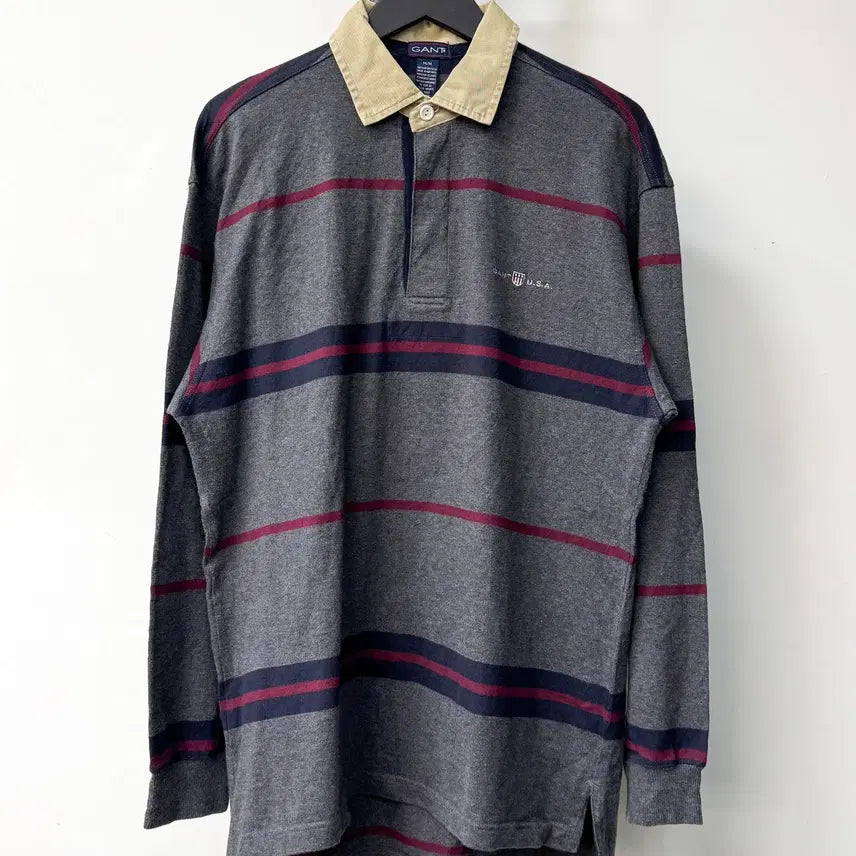 [BUNJANG] Gant Striaes Rugby Shirt / 간트 스트라이츠 럭비 셔츠