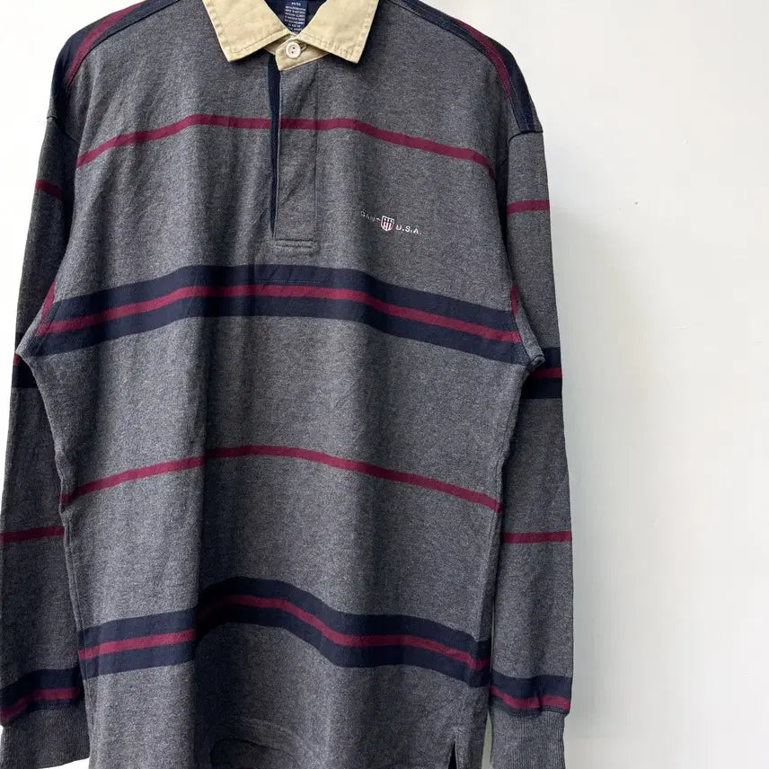 [BUNJANG] Gant Striaes Rugby Shirt / 간트 스트라이츠 럭비 셔츠