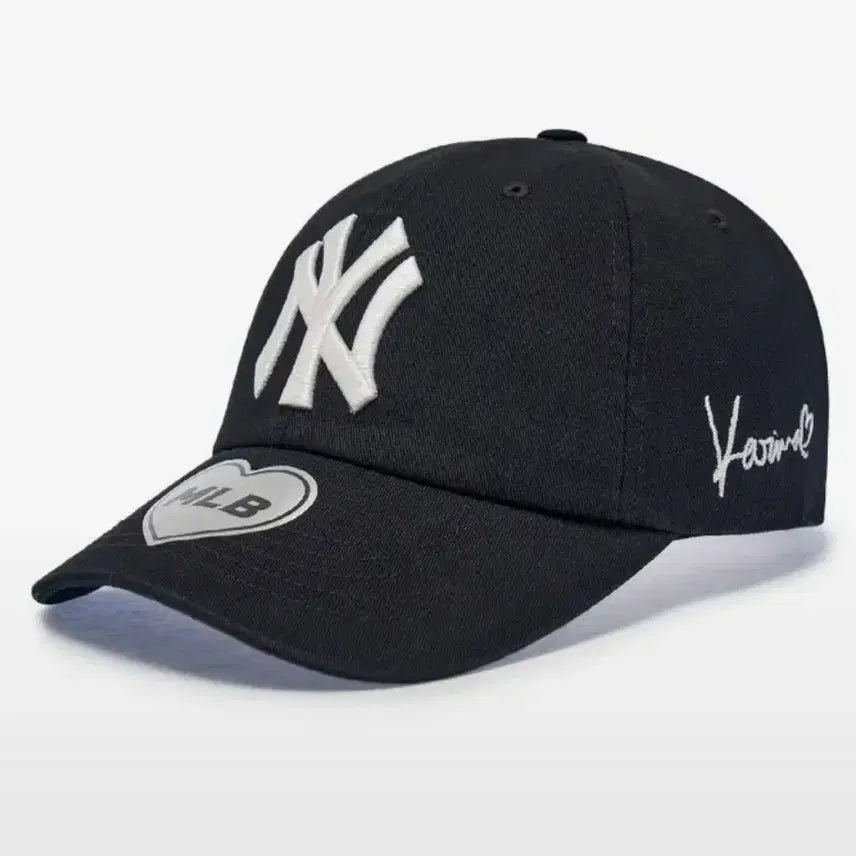 [BUNJANG] MLB Karina Signature Unstructured Ball Cap Black / MLB x 카리나 시그니처 언스트럭쳐 볼캡 블랙