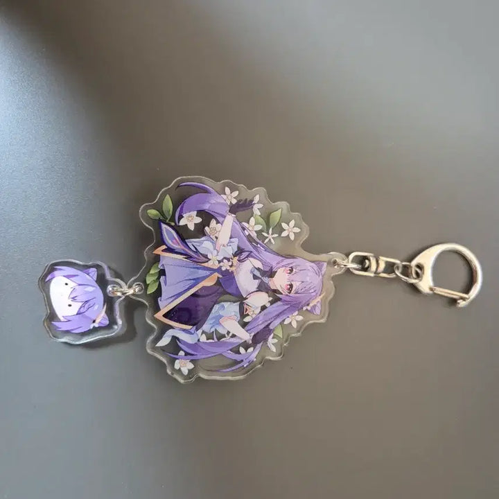 [BUNJANG] Genshin Impact Keqing Double Acrylic Keyring / 원신 각정 아크릴 더블 키링