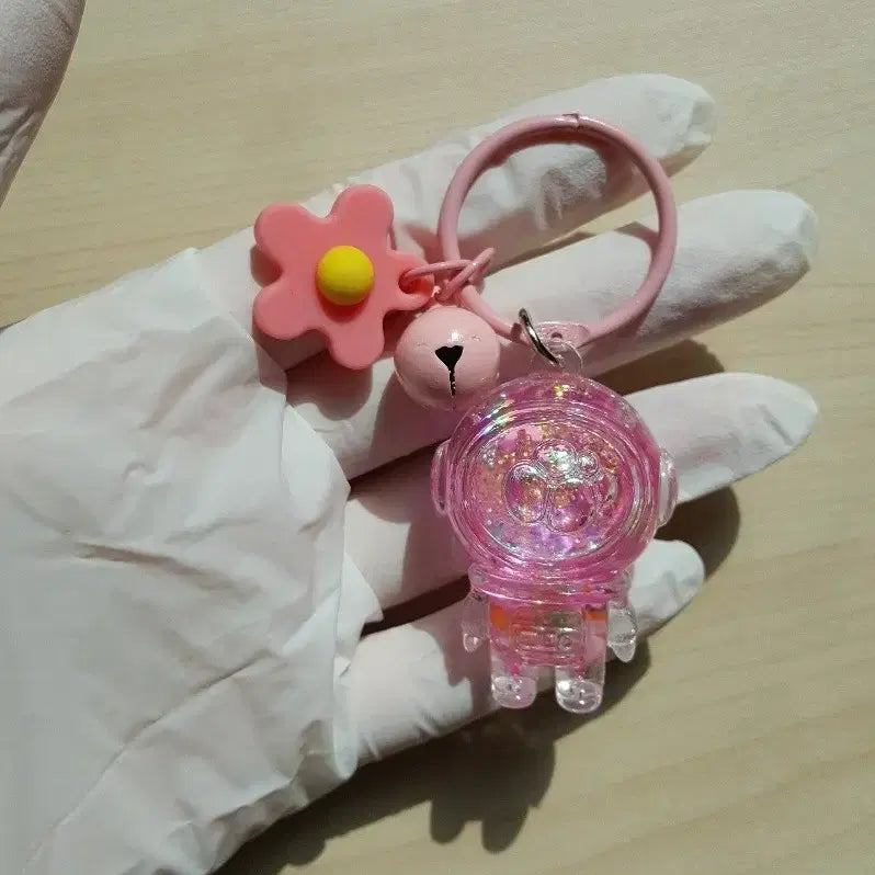 [BUNJANG] Glittering Astronaut Keyring / 반짝이 키링