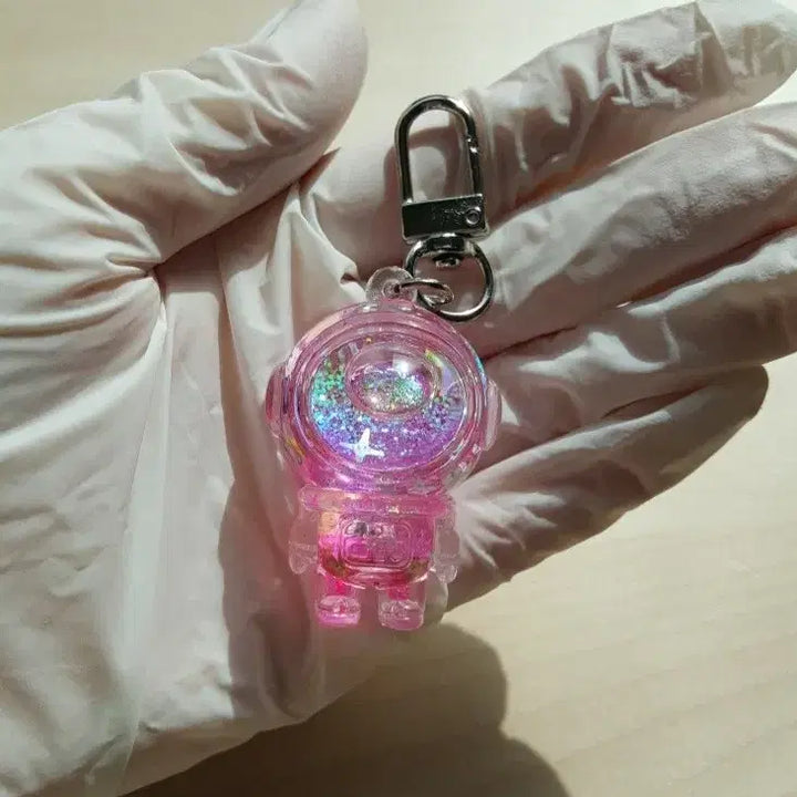 [BUNJANG] Glittering Astronaut Keyring / 반짝이 키링