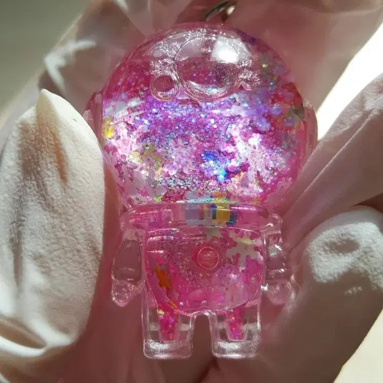 [BUNJANG] Glittering Astronaut Keyring / 반짝이 키링