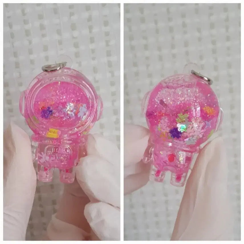 [BUNJANG] Glittering Astronaut Keyring / 반짝이 키링