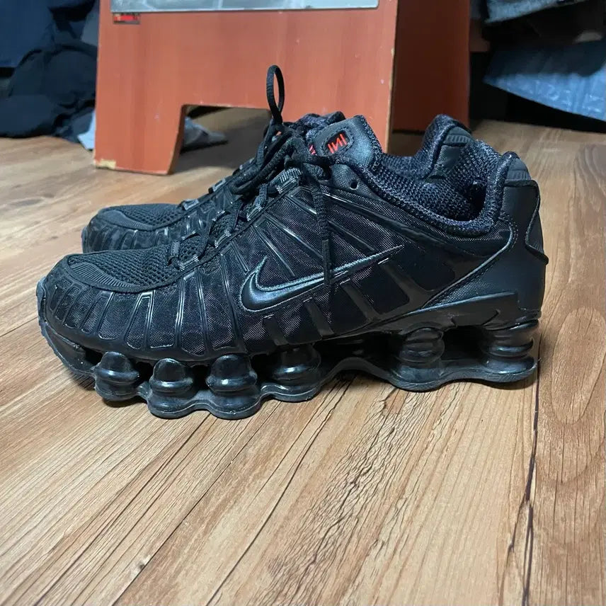 [BUNJANG] Nike Shox TL All Black Sneakers / 나이키 샥스 TL 올블랙 운동화