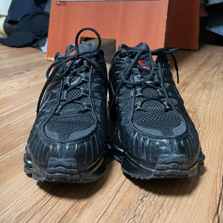 [BUNJANG] Nike Shox TL All Black Sneakers / 나이키 샥스 TL 올블랙 운동화