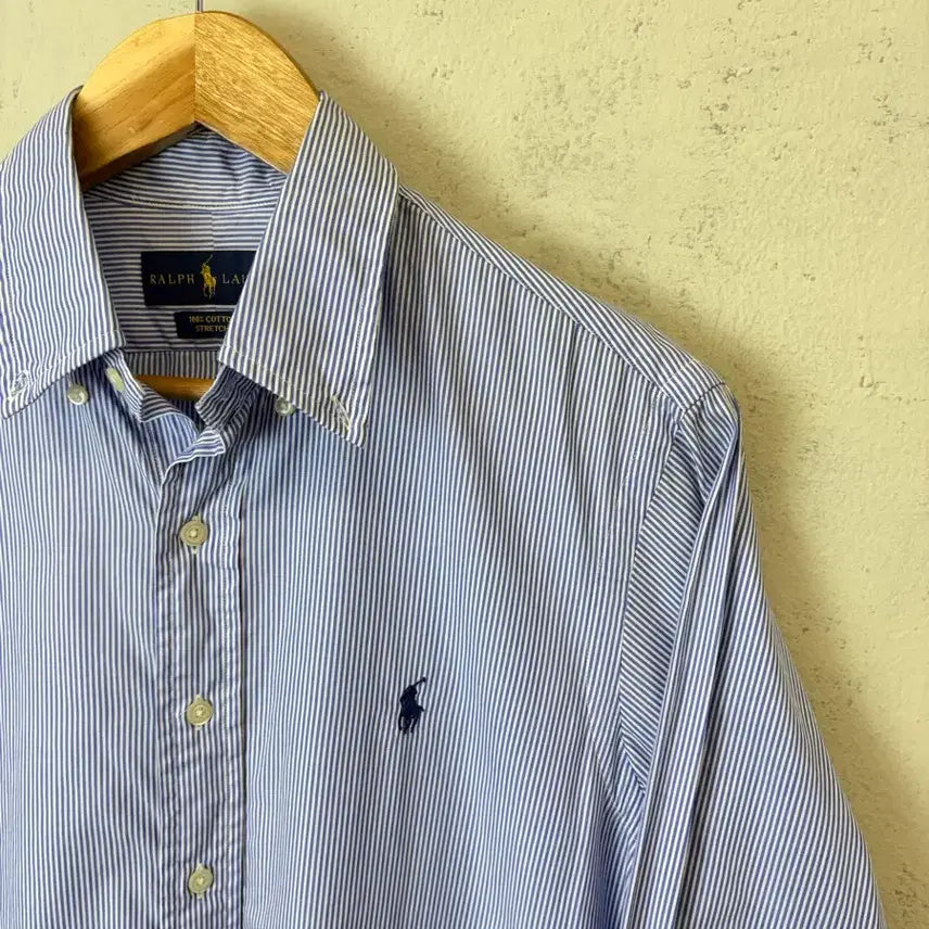 [BUNJANG] Polo Ralph Lauren Classic Striped Shirt / [S] 폴로랄프로렌 스트레치 클래식 스트라이프 셔츠