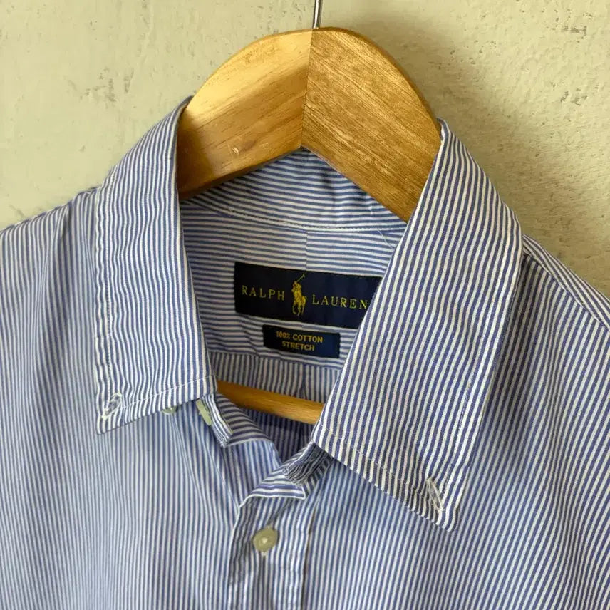 [BUNJANG] Polo Ralph Lauren Classic Striped Shirt / [S] 폴로랄프로렌 스트레치 클래식 스트라이프 셔츠