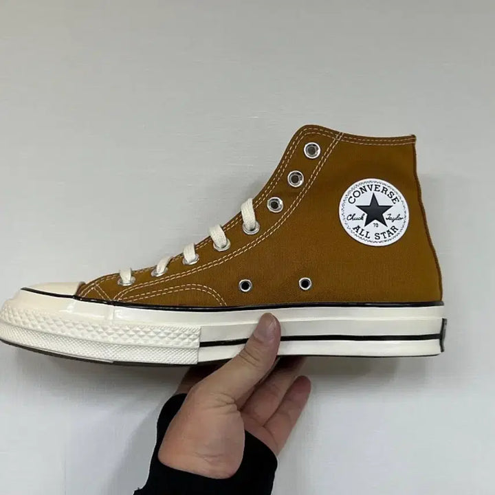 [BUNJANG] Converse Chuck 70 High Dark Soba Sneakers / 컨버스 척70 하이  다크소바 270