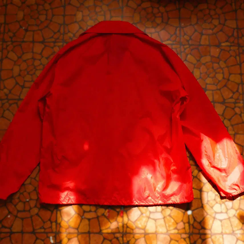 [BUNJANG] Vintage 80s The Warm-Up Nylon Coach Jacket / [L] 빈티지 80s 나일론 코치자켓 Coach Jacket 커스텀 패치