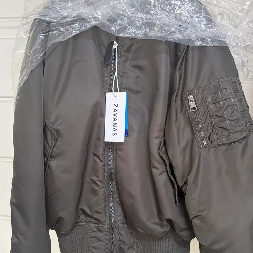 [BUNJANG] Jabanos MA-1 Black Khaki Jacket / [새상품]자바나스 마원 ma1 블랙카키 M