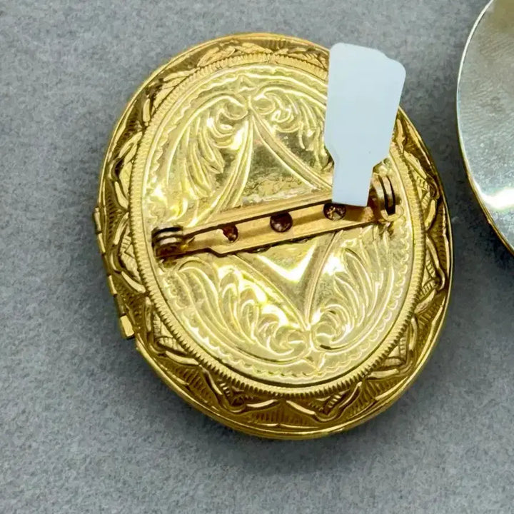 [BUNJANG] Vintage Miniature Painting Brooch / 빈티지 미니 페인팅 배찌(브로치)