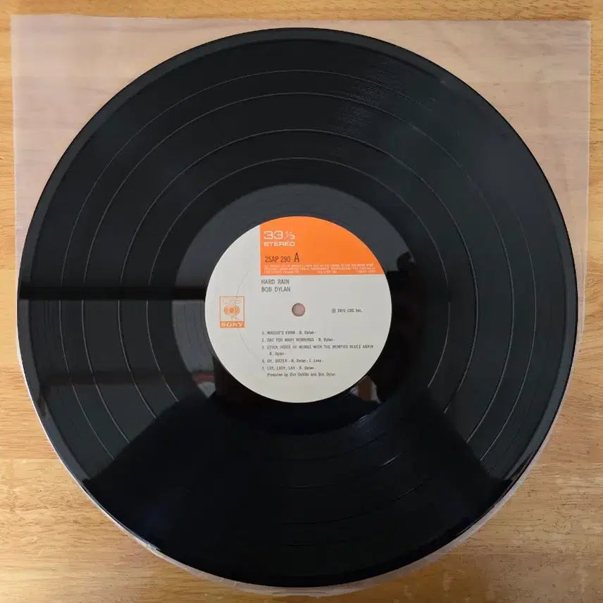 [BUNJANG] Bob Dylan Hard Rain Vinyl Record / LP 레코드 Bob Dylan 밥 딜런 - Hard Rain 초판