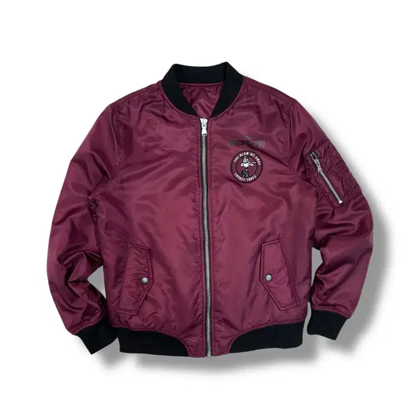 [BUNJANG] Looney Tunes Bugs Bunny MA-1 Bomber Jacket / [S] 루니툰즈 벅스버니 ma-1 봄버 자켓