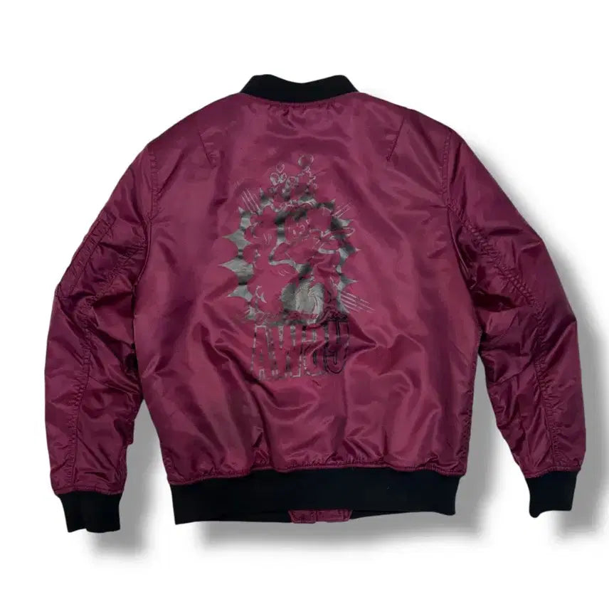 [BUNJANG] Looney Tunes Bugs Bunny MA-1 Bomber Jacket / [S] 루니툰즈 벅스버니 ma-1 봄버 자켓