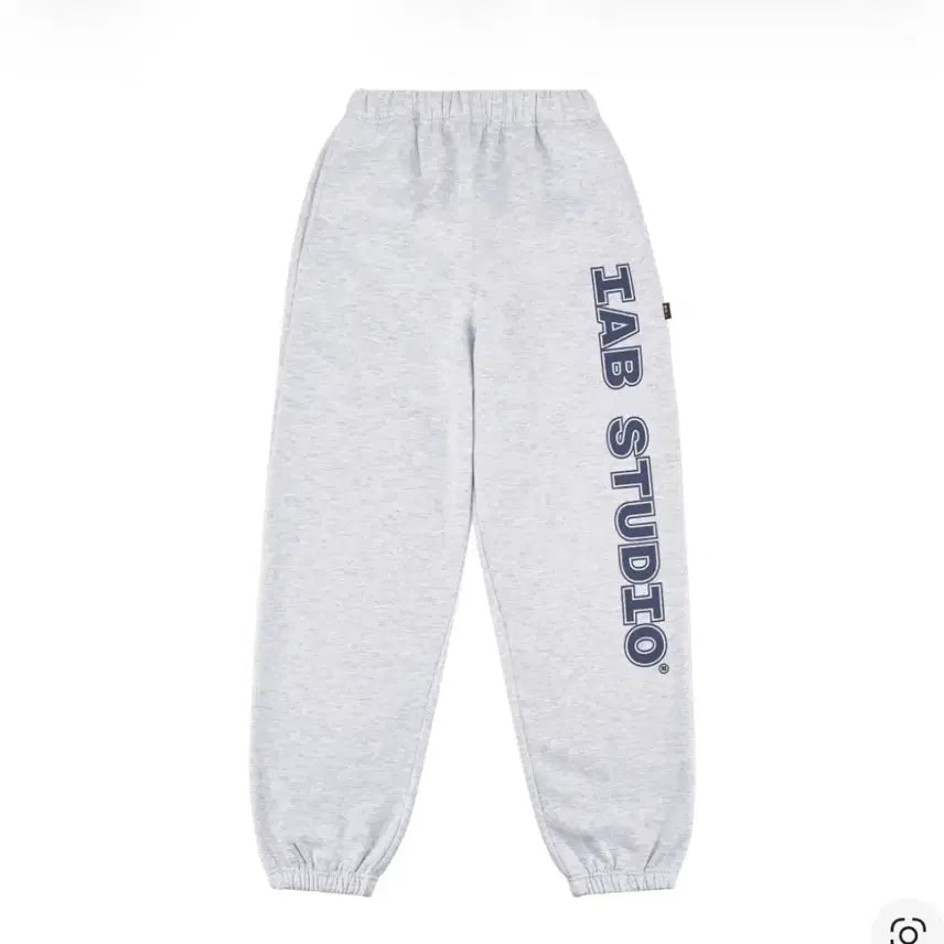 [SOLD OUT] (XL) 아이앱 스튜디오 iab 로고 스웻팬츠 라이트 그레이
