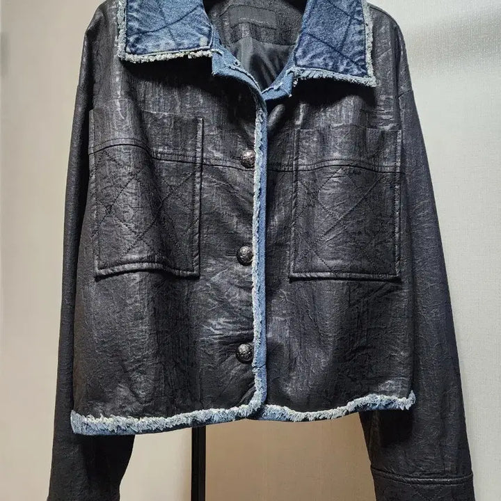 [SOLD OUT] 보브 레더데님 자켓 55