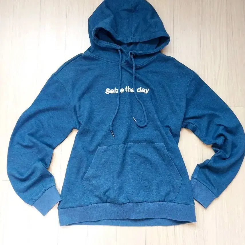 [BUNJANG] Seize The Day Dark Blue Hoodie / Seize the day 다크블루 후드티