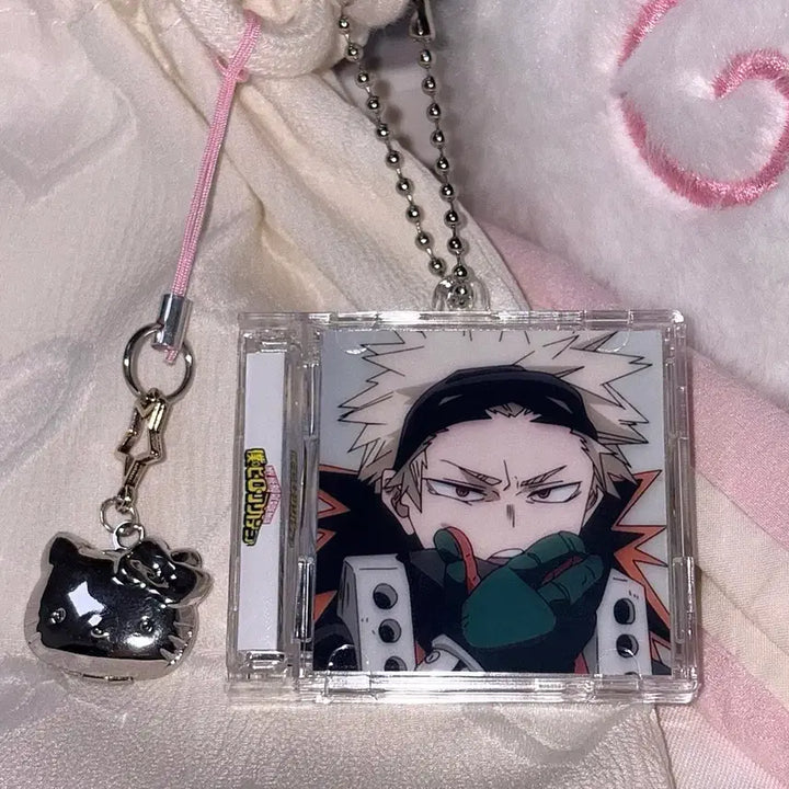 [BUNJANG] My Hero Academia Bakugo NFC Acrylic CD Keyring / [나의 히어로 아카데미아] NFC 바쿠고 카츠키 양면 아크릴 CD 키링