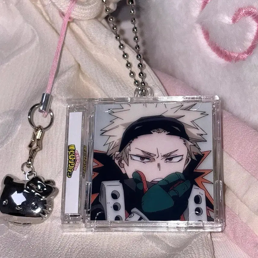 [BUNJANG] My Hero Academia Bakugo NFC Acrylic CD Keyring / [나의 히어로 아카데미아] NFC 바쿠고 카츠키 양면 아크릴 CD 키링