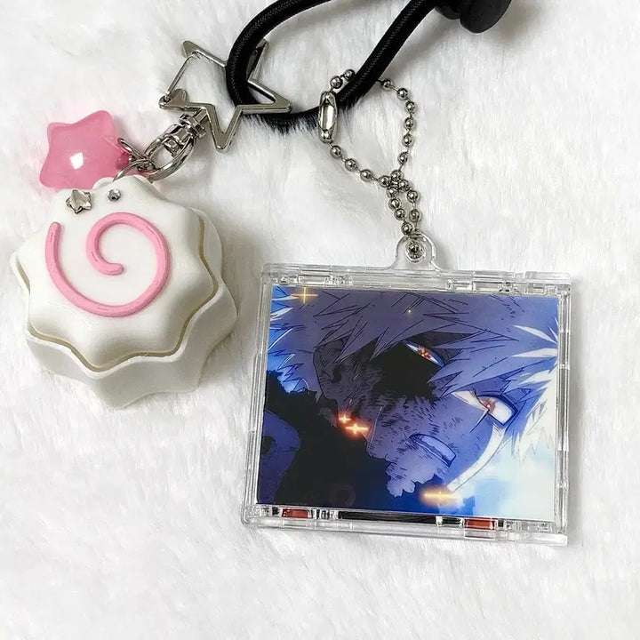 [BUNJANG] My Hero Academia Bakugo NFC Acrylic CD Keyring / [나의 히어로 아카데미아] NFC 바쿠고 카츠키 양면 아크릴 CD 키링