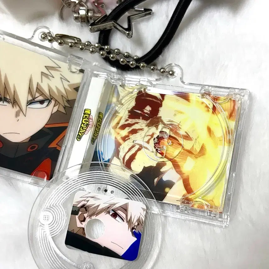 [BUNJANG] My Hero Academia Bakugo NFC Acrylic CD Keyring / [나의 히어로 아카데미아] NFC 바쿠고 카츠키 양면 아크릴 CD 키링