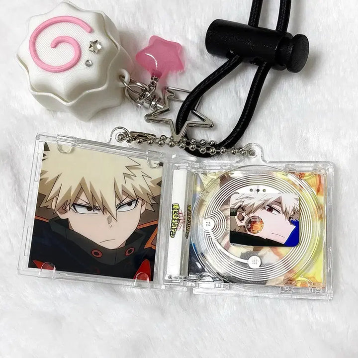 [BUNJANG] My Hero Academia Bakugo NFC Acrylic CD Keyring / [나의 히어로 아카데미아] NFC 바쿠고 카츠키 양면 아크릴 CD 키링