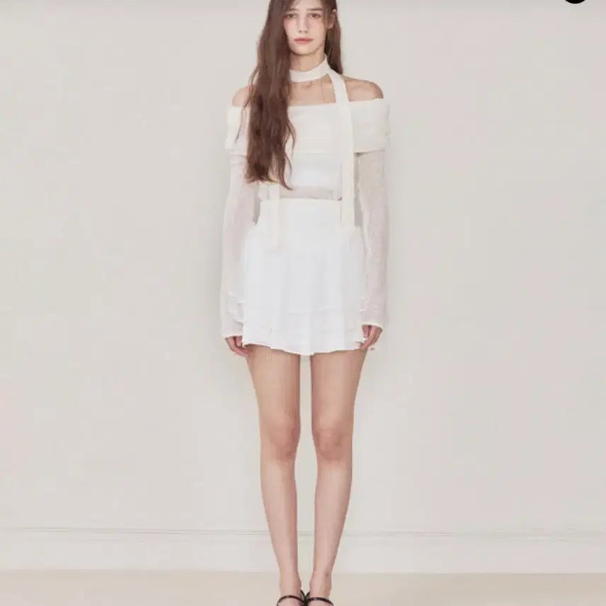 [BUNJANG] Not Your Rose Petal Knit Ivory Sweater / 낫유어로즈 니트 petal knit ivory