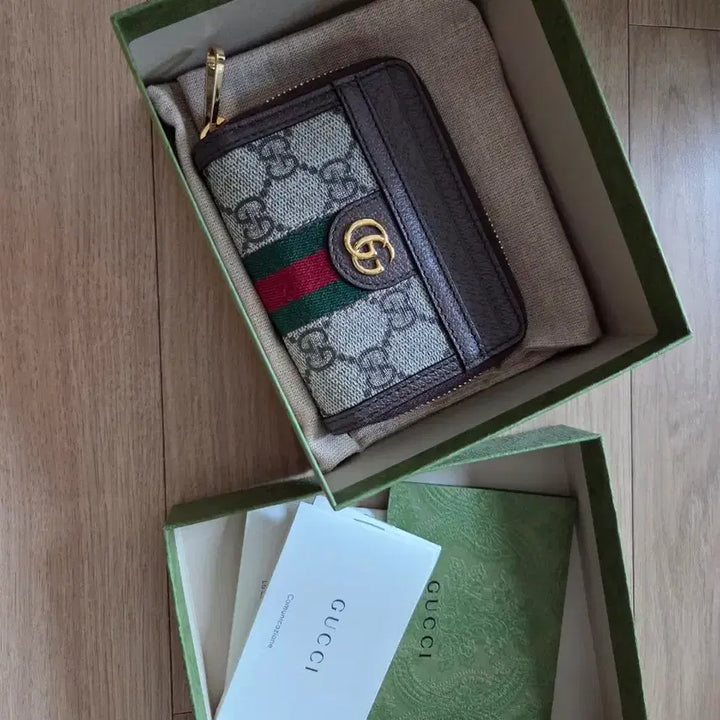 [SOLD OUT] 구찌 오피디아 GG 카드 지갑 지퍼
