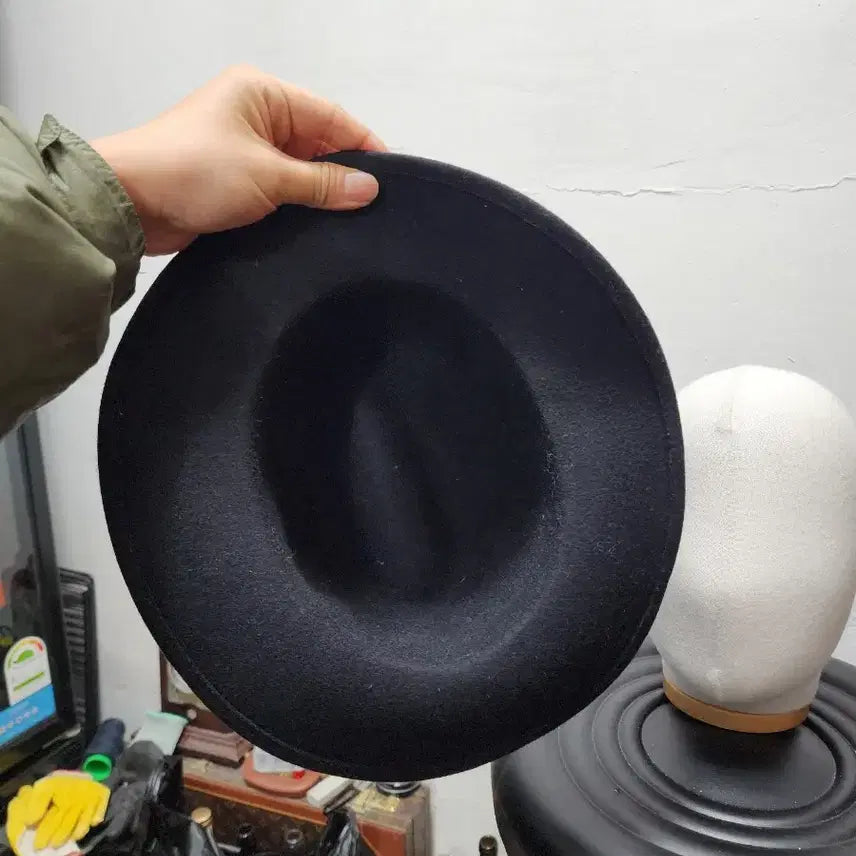 [BUNJANG] Vintage Wool Fedora Hat / 모직 빈티지 페도라