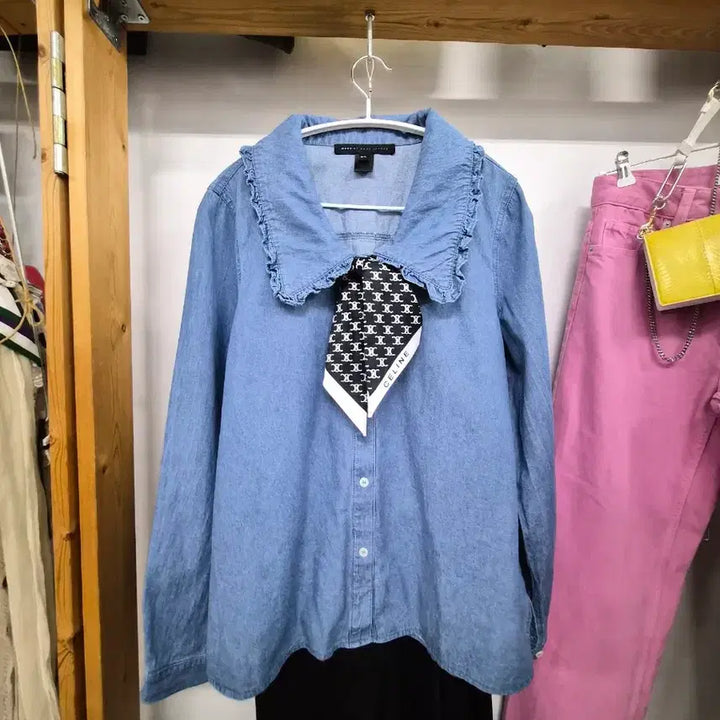 [BUNJANG] Marc Jacobs Frill Balloon Denim &amp; Bonny Sparks Wrap Slacks / 마크제이콥스 프릴벌룬데님. 언발 랩 스판 슬렉스