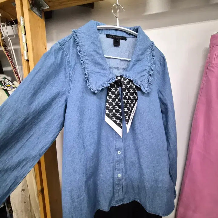 [BUNJANG] Marc Jacobs Frill Balloon Denim &amp; Bonny Sparks Wrap Slacks / 마크제이콥스 프릴벌룬데님. 언발 랩 스판 슬렉스