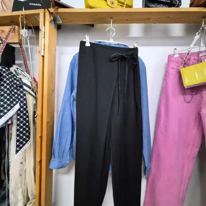 [BUNJANG] Marc Jacobs Frill Balloon Denim &amp; Bonny Sparks Wrap Slacks / 마크제이콥스 프릴벌룬데님. 언발 랩 스판 슬렉스