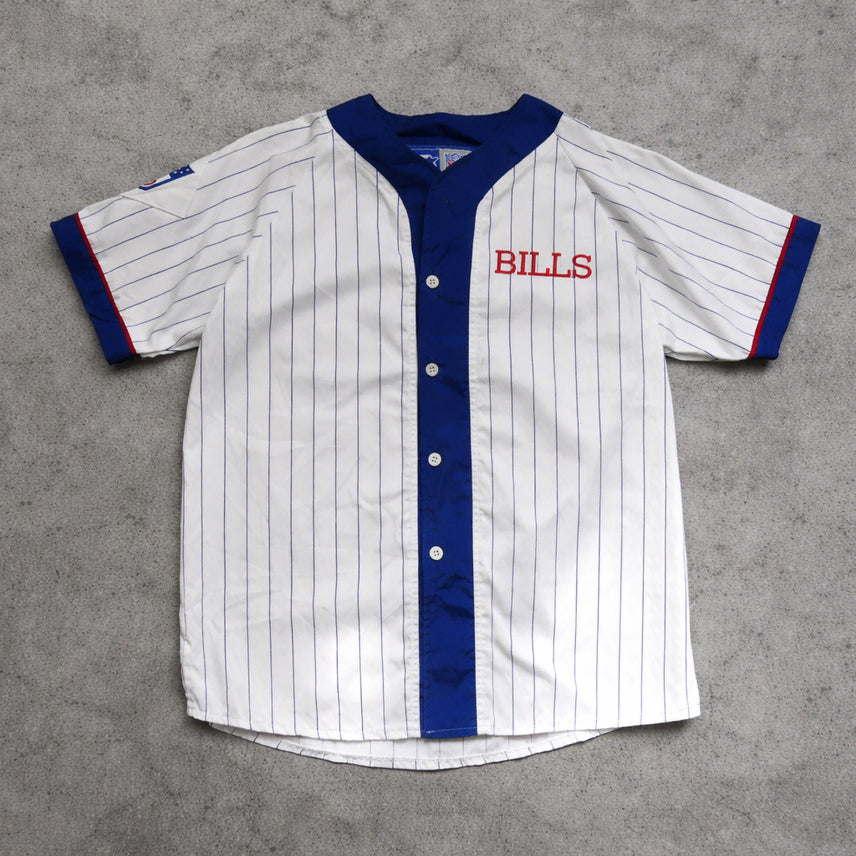 [BUNJANG] Starter Buffalo Bills Baseball Jersey / [M] 빈티지 Starter NFL 버팔로 빌스 베이스볼 저지