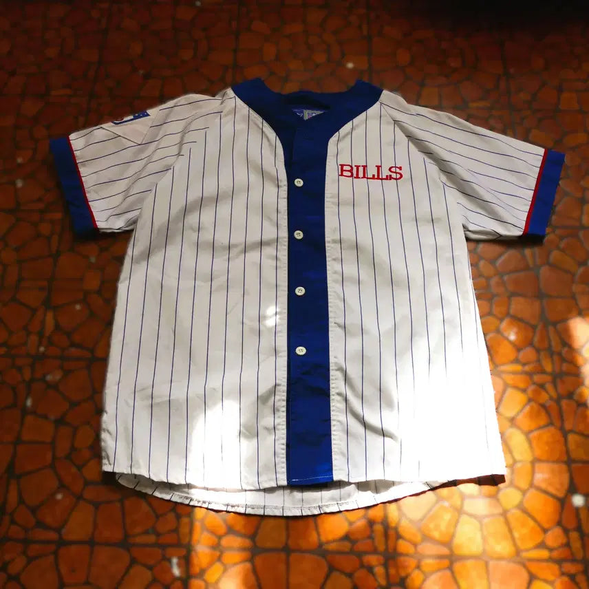 [BUNJANG] Starter Buffalo Bills Baseball Jersey / [M] 빈티지 Starter NFL 버팔로 빌스 베이스볼 저지