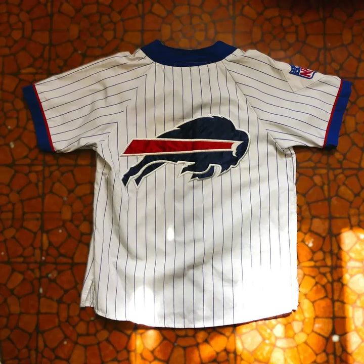 [BUNJANG] Starter Buffalo Bills Baseball Jersey / [M] 빈티지 Starter NFL 버팔로 빌스 베이스볼 저지