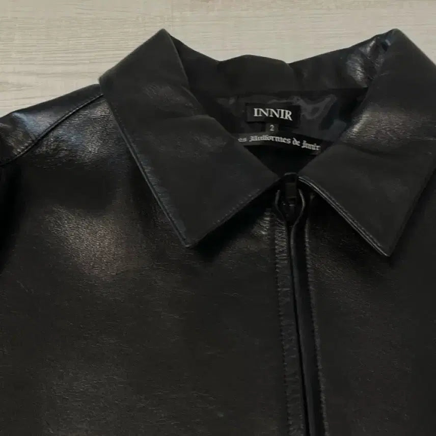 [BUNJANG] innir 253 Lambskin Blouson / innir 이니어 253 LAMBSKIN SILE BLOUSON 레더자켓