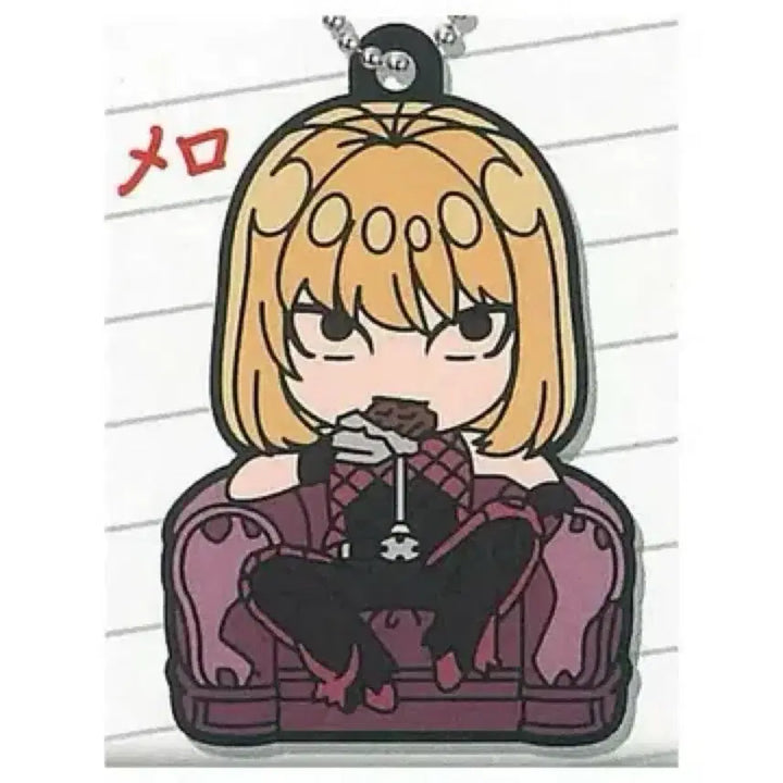 [BUNJANG] Death Note Mello Rubber Strap Keyring / 데스노트 멜로 러버 스트랩 키링 가챠