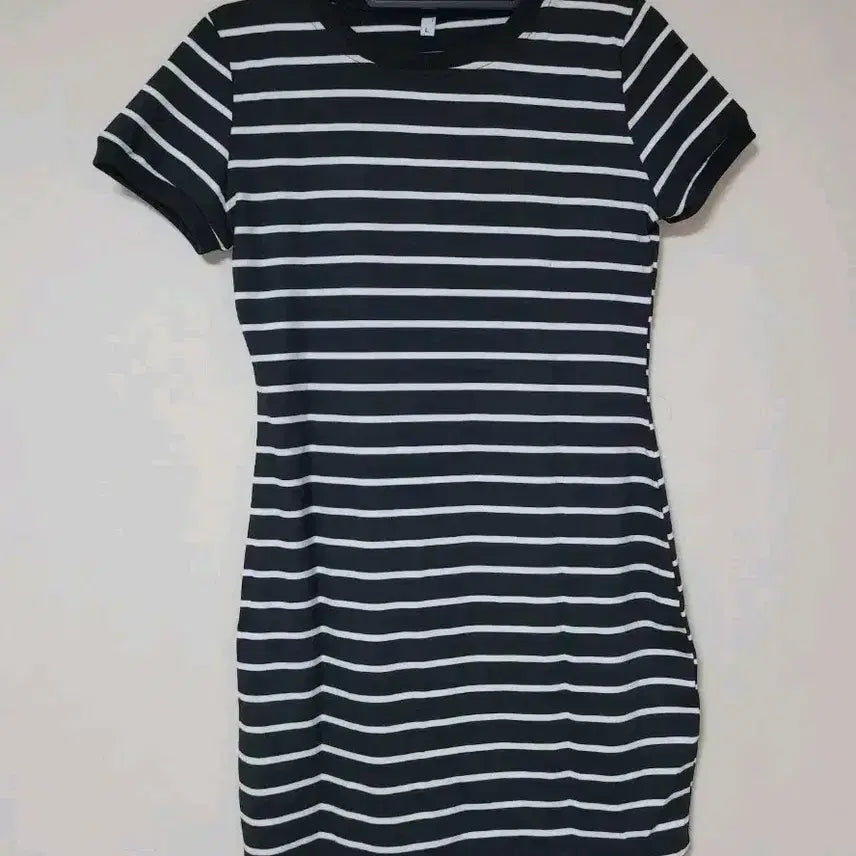 [BUNJANG] Striped Mini Dress / 스트라이프 미니 원피스