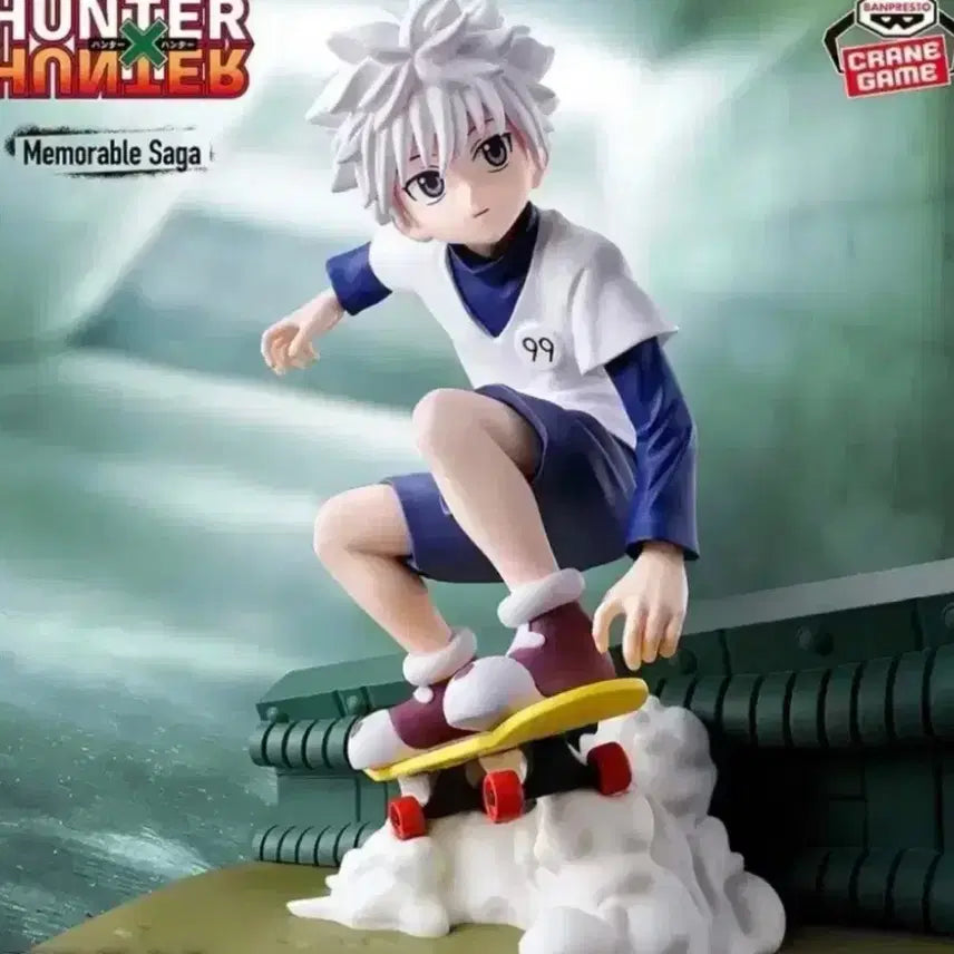[BUNJANG] Killua Skateboard Figure Unsealed / 키르아 스케이트보드 피규어 개봉