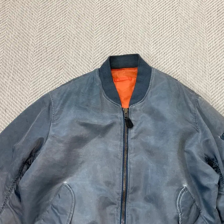 [BUNJANG] Vintage Sun Fading MA-1 Flight Jacket / 빈티지 썬 페이딩 ma-1 플라이트 자켓 J04119